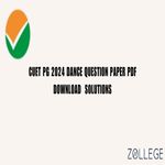 CUET PG 2024 Dance Question Paper with Answer Key PDF